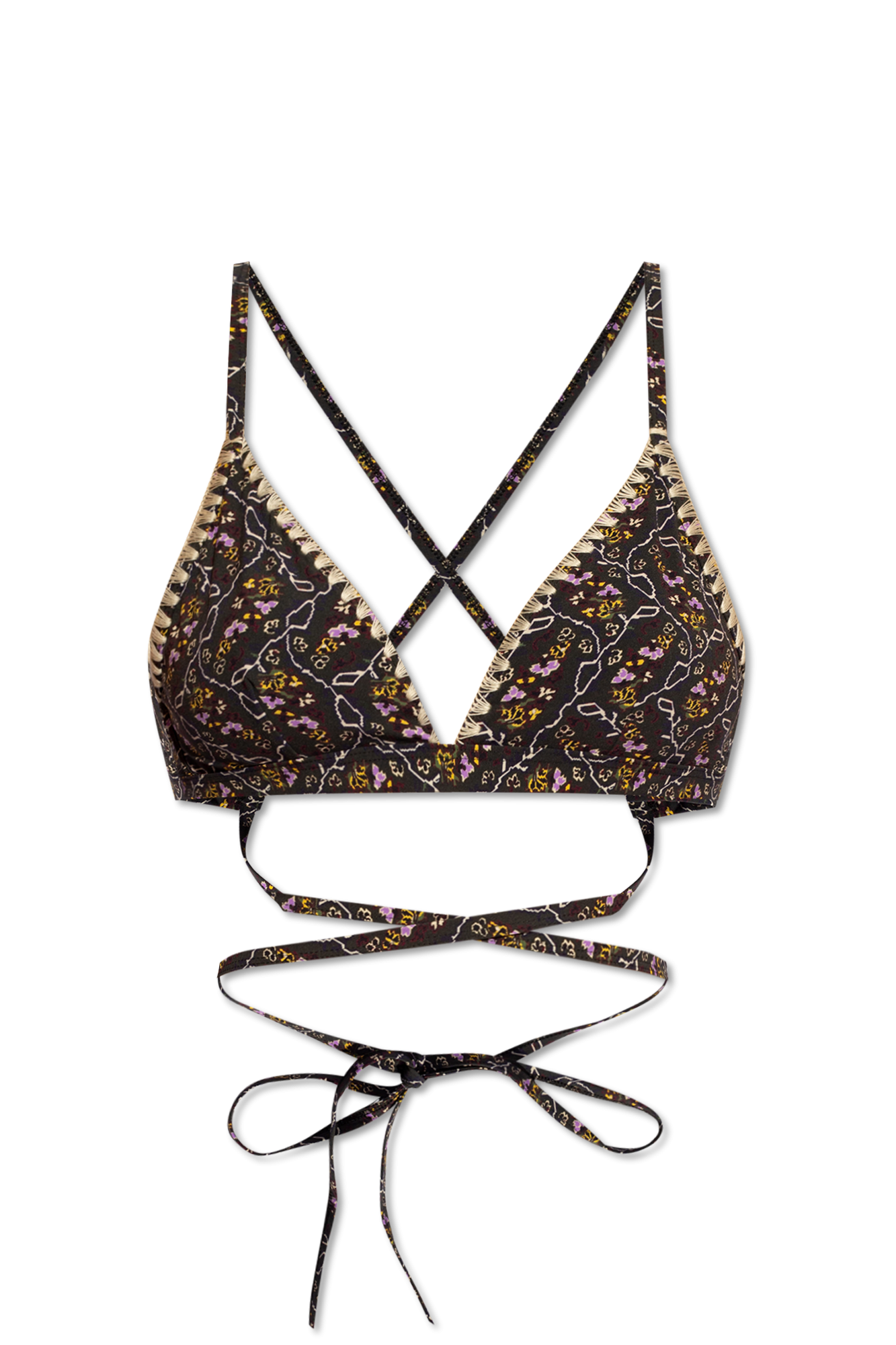 【Isabel marant】「ソランジュ」トップビキニ ISABEL MARANT Solange Bikini Top in Blue | endource